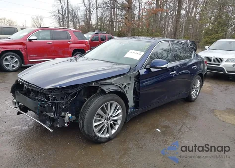 2023 Infiniti Q50 Luxe Awd z USA, uszkodzony, nr VIN JN1EV7BR1PM541348